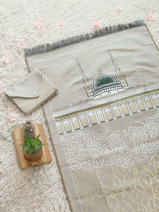 TPM315 Brown NABAWI - Travel Prayer Mat