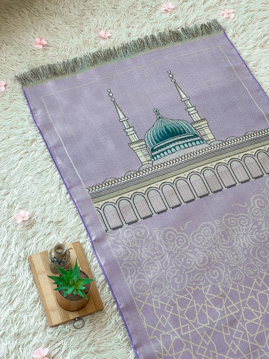 TPM315 Purple NABAWI - Travel Prayer Mat