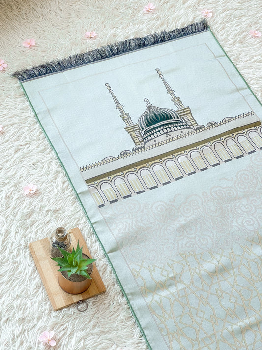 TPM315 Green NABAWI - Travel Prayer Mat