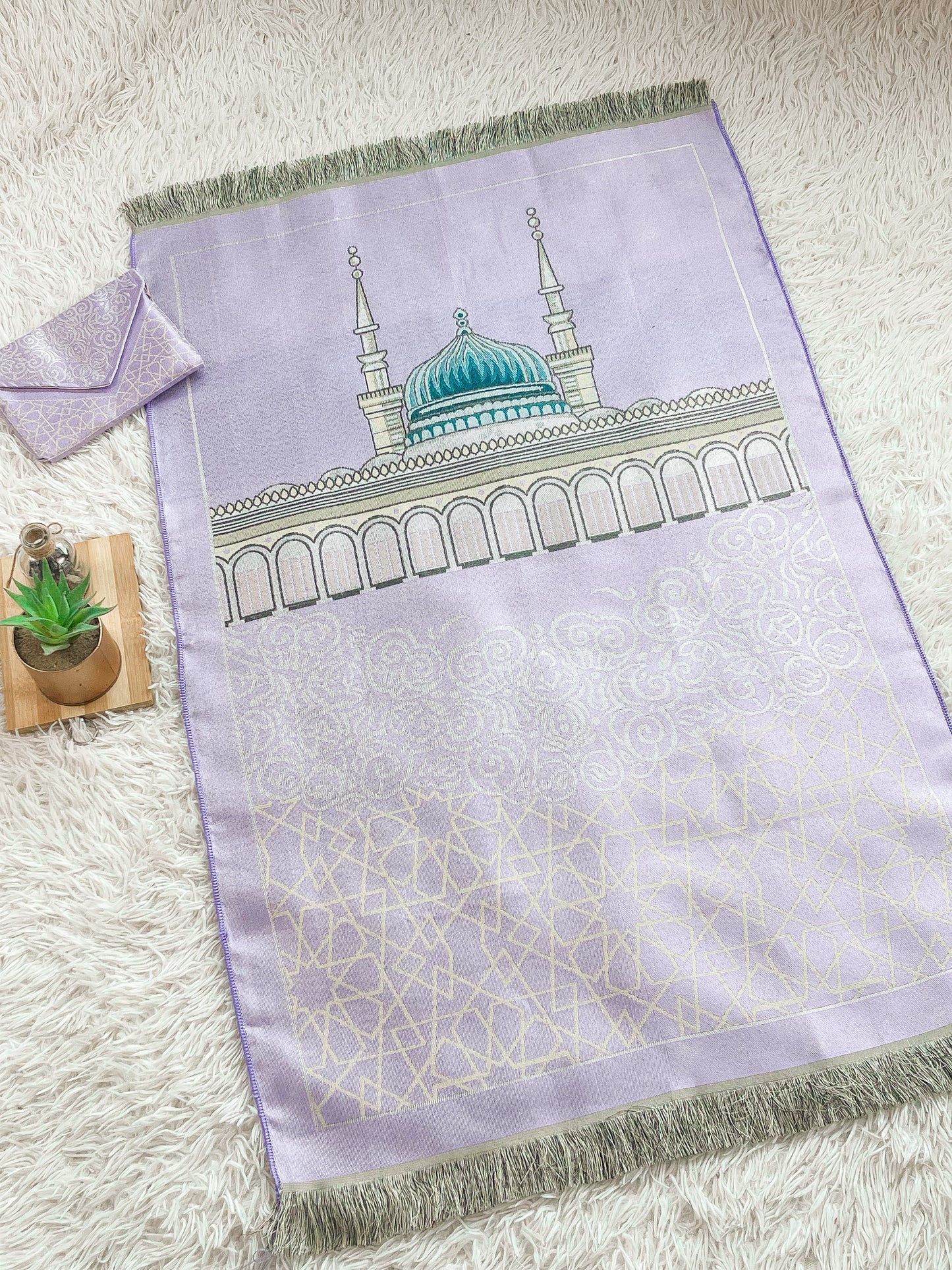 TPM315 Purple NABAWI - Travel Prayer Mat