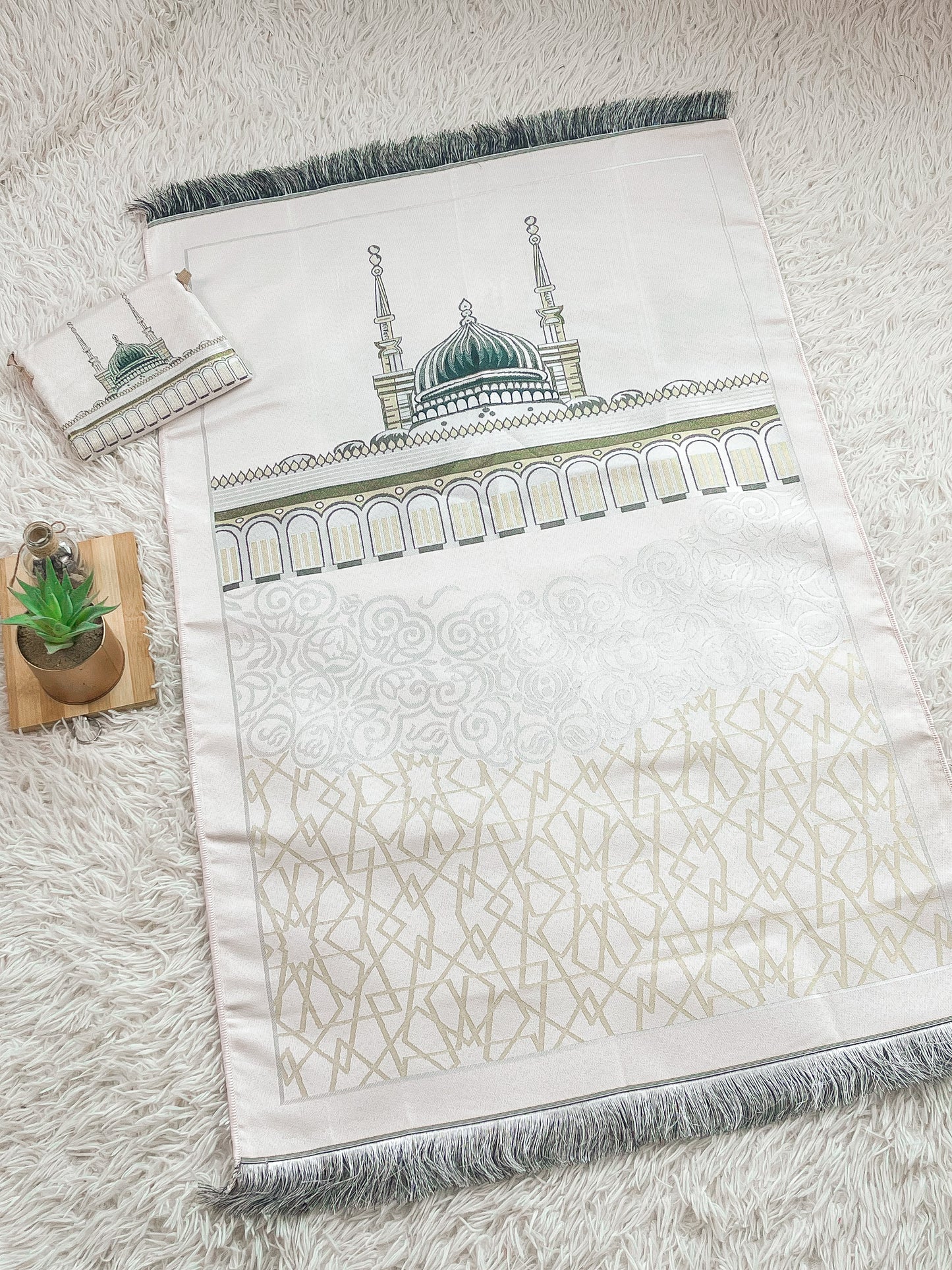 TPM315 Pink NABAWI - Travel Prayer Mat