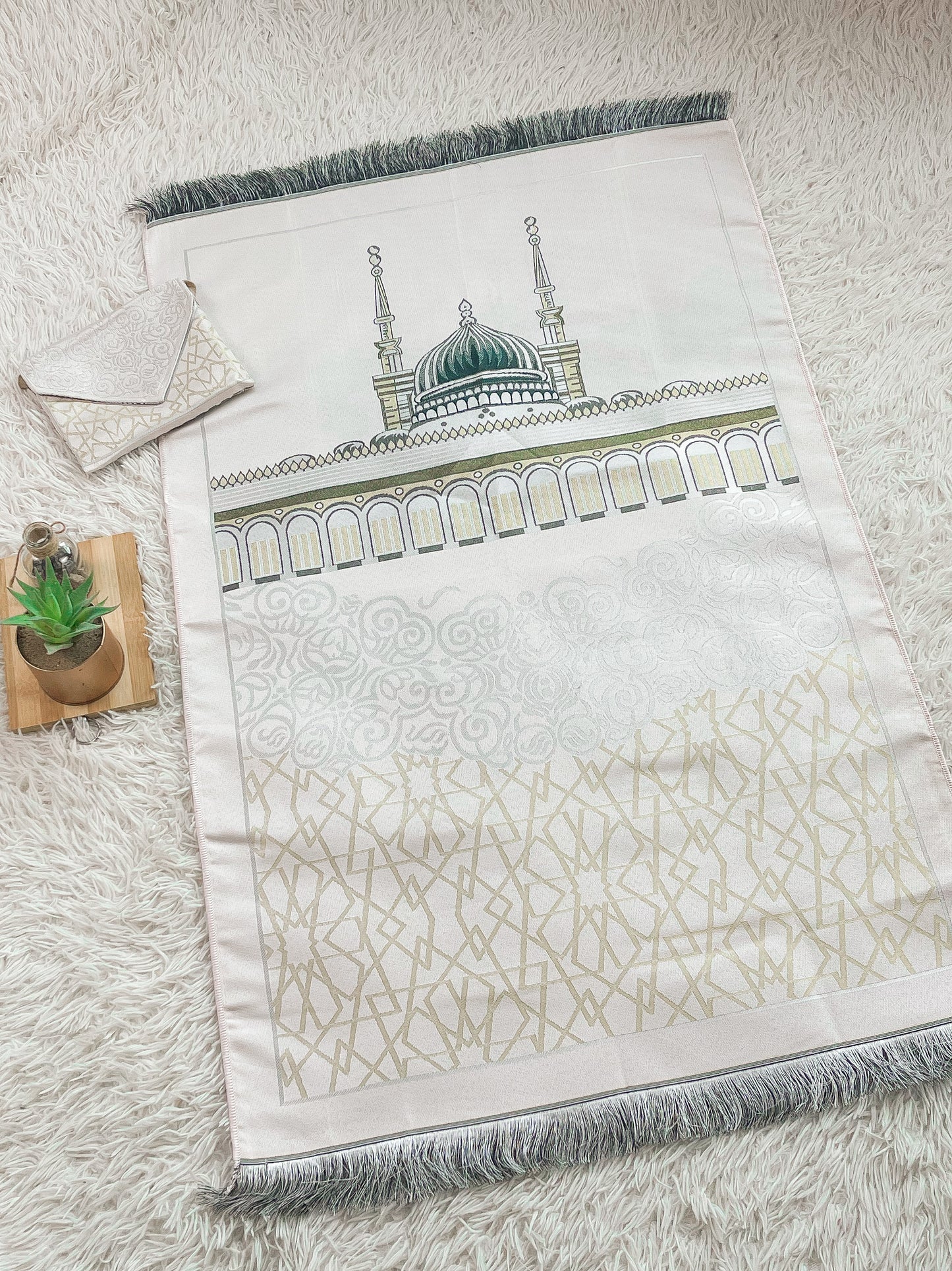 TPM315 Pink NABAWI - Travel Prayer Mat